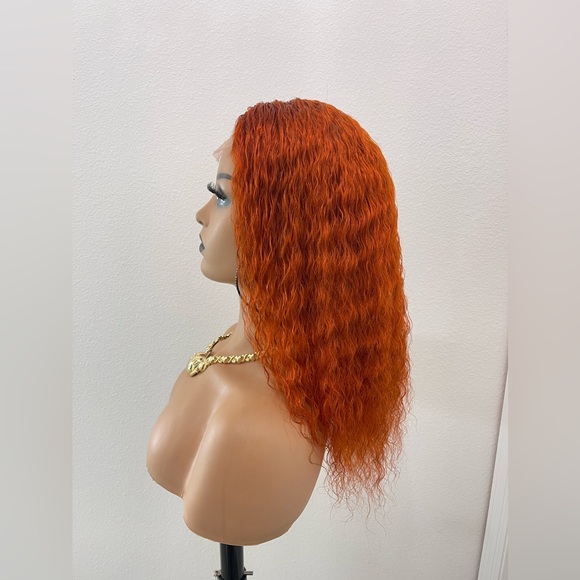 18” 4x4 Transparent Lace, Custom Colored, Human Hair, Closure wig, Has Combs & a - Picture 3 of 15